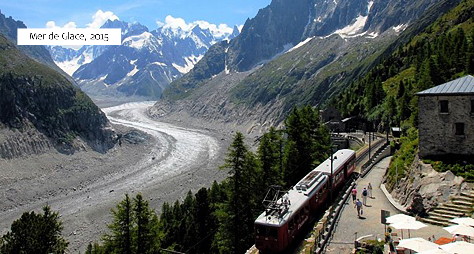 Mer de Glace, Francja w 2015 roku